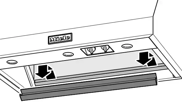 Встраиваемая вытяжка Miele DAR1135 для плиты Range Cooker