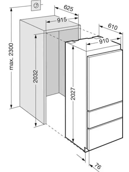 Холодильник Liebherr ECN 6156