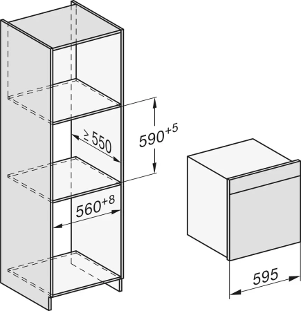 Встраиваемая пароварка Miele DGC 7865 HCX PRO OBSW