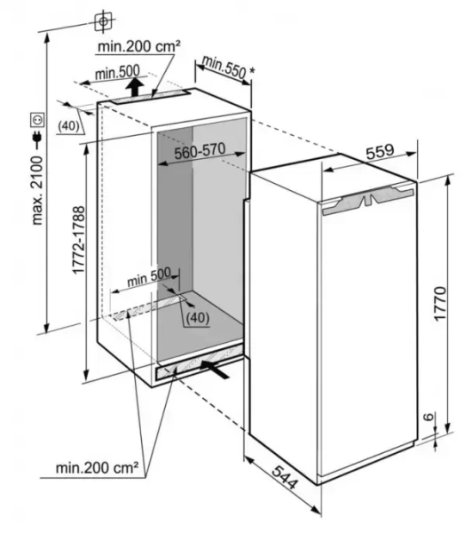 Морозильный шкаф Liebherr IGN 3556