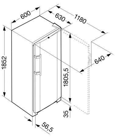 Морозильник Liebherr SGNesf 3063 Comfort NoFrost