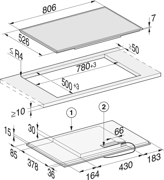 Варочная панель Miele KM 7474 FR