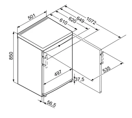 Холодильник Liebherr T 1410 Comfort