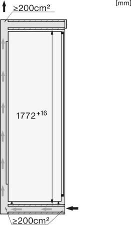Встраиваемый холодильник Miele K 7793 C