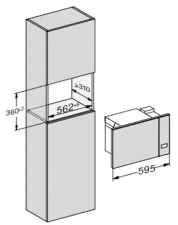 Встраиваемая микроволновая печь Miele M2230SC OBSW