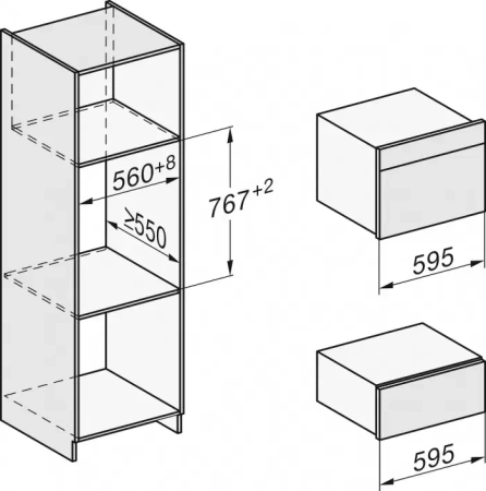 Встраиваемая пароварка Miele DGC 7440 HC Pro OBSW