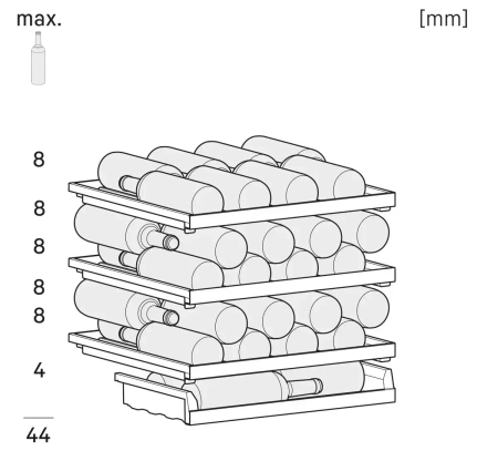 Встраиваемый винный шкаф Liebherr UWpri 3661 Vinidor Selection