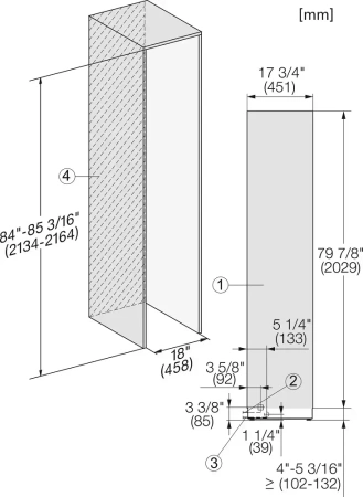 Встраиваемый морозильник Miele F 2413 Vi MasterCool