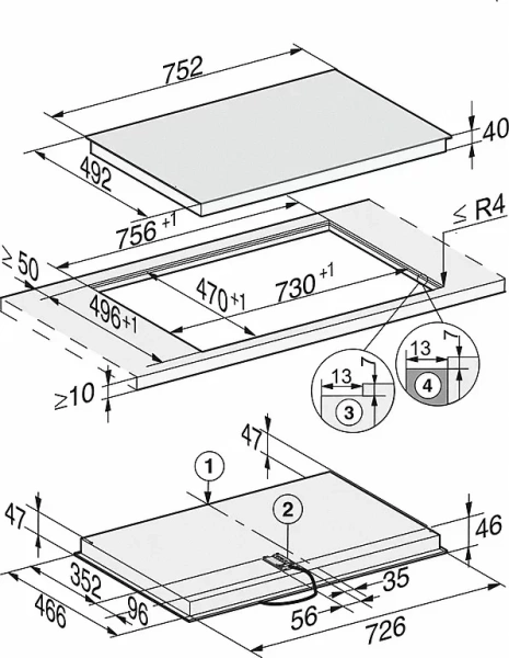 Варочная панель Miele KM 6542 FL