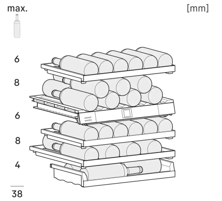 Встраиваемый винный шкаф Liebherr UWgbi 3782 Vinidor Selection