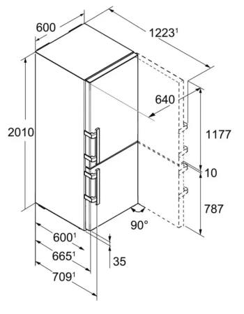Холодильник Liebherr CBNes 4898