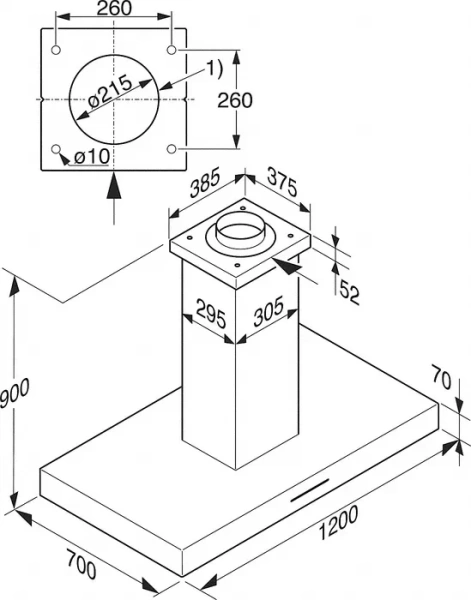 Вытяжка Miele DA 424-4