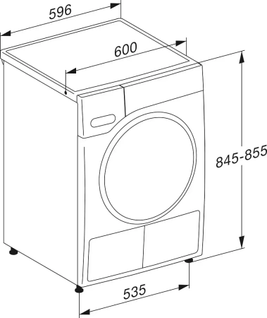 Сушильная машина Miele TSC 223 WP