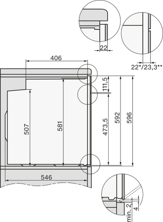 Встраиваемая пароварка Miele DGC 7450 OBSW