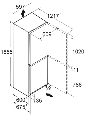 Холодильник Liebherr CBNsfd 5223 Plus BioFresh NoFrost