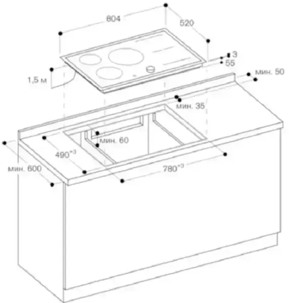 Индукционная варочная панель Gaggenau CI283113