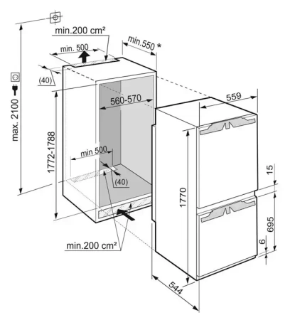 Холодильник Liebherr ICNP 3366 Premium NoFrost