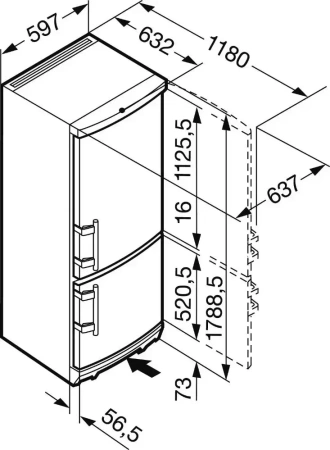Холодильник Liebherr CBPes 3656 Premium BioFresh