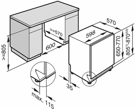 Встраиваемая посудомоечная машина Miele G 5450 SCVi Active Plus