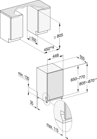 Встраиваемая посудомоечная машина Miele G 5790 SCVi SL