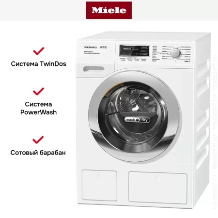 Стирально-сушильная машина Miele WTZH130WPM