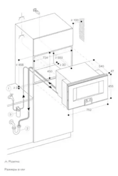 Комбинированный духовой шкаф-пароконвектомат Gaggenau BS484112