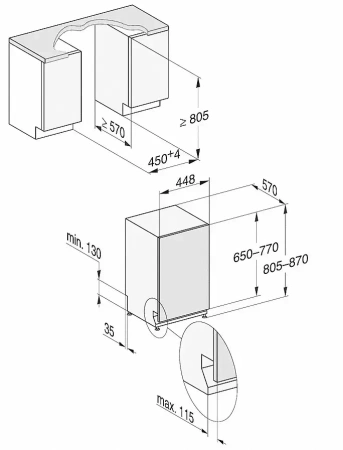 Полновстраиваемая посудомоечная машина Miele G 5690 SCVi SL
