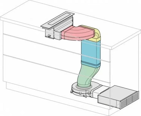 Встраиваемая вытяжка Miele CSDA7001 FL