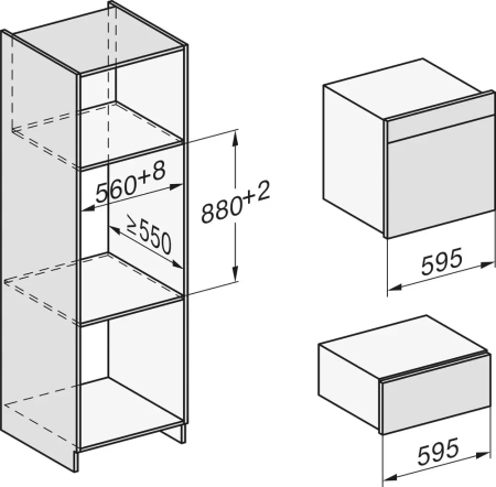 Встраиваемая пароварка Miele DGC 7865 OBSW