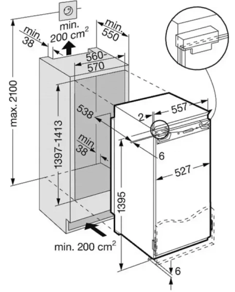 Холодильник Liebherr IKB 2810 Premium BioFresh