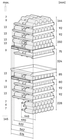 Винный шкаф Liebherr WPgbi 7483 Vinidor Selection