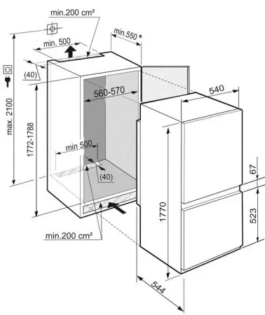 Холодильник Liebherr ICBS 3224