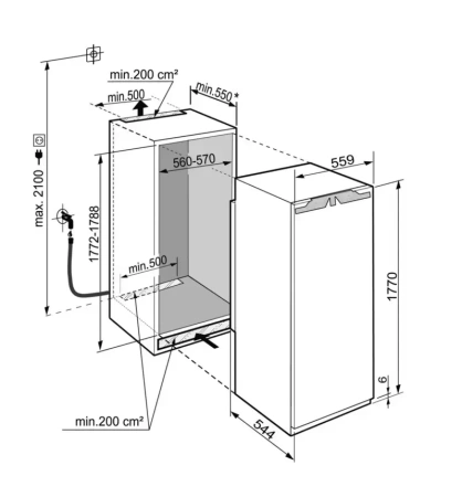 Встраиваемый морозильник Liebherr SIGN 3576 Premium NoFrost
