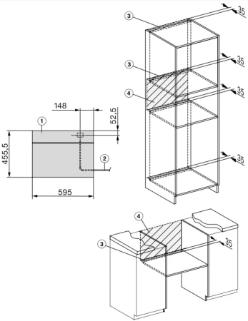 Встраиваемая пароварка с СВЧ Miele DGM7840 OBSW
