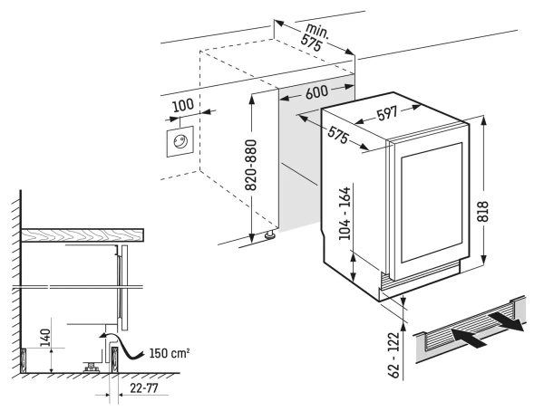 Встраиваемый винный шкаф Liebherr UWgb 3631 Vinidor