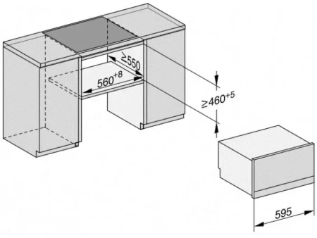 Встраиваемая пароварка с СВЧ Miele DGM7840 BRWS