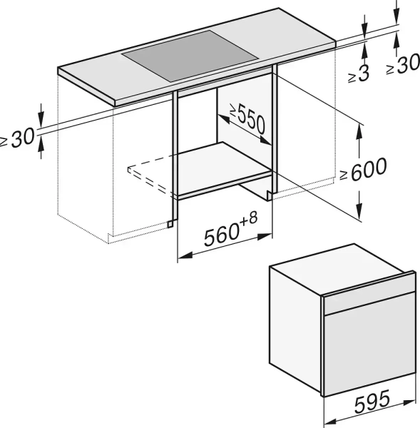 Встраиваемая пароварка MIele DGC 7865X OBSW