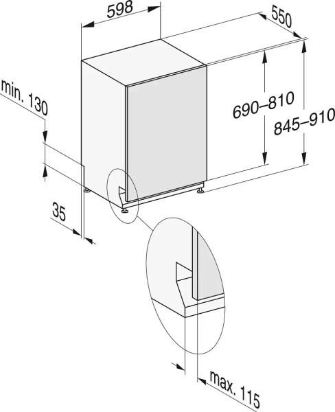 Встраиваемая посудомоечная машина Miele G 7255 SCVI XXL