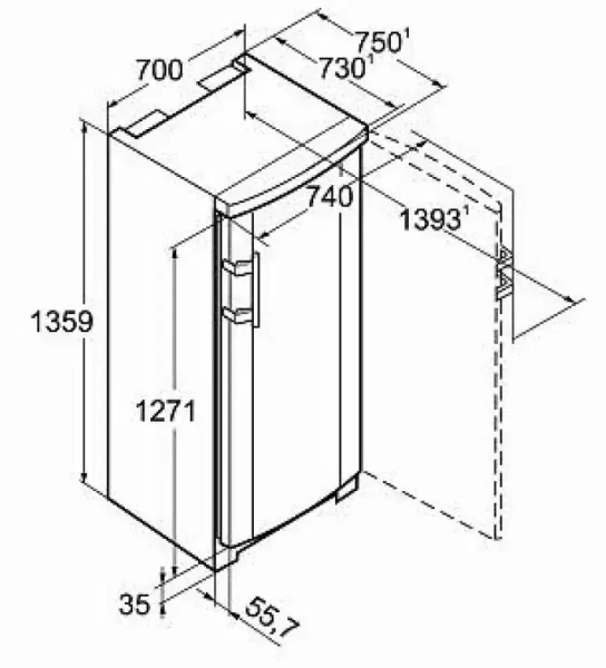 Морозильник Liebherr GN 2613 Comfort NoFrost