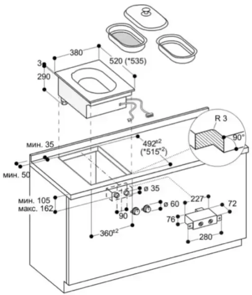 Пароварка Gaggenau VK 414-110