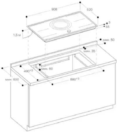 Индукционная варочная панель Gaggenau CI292111