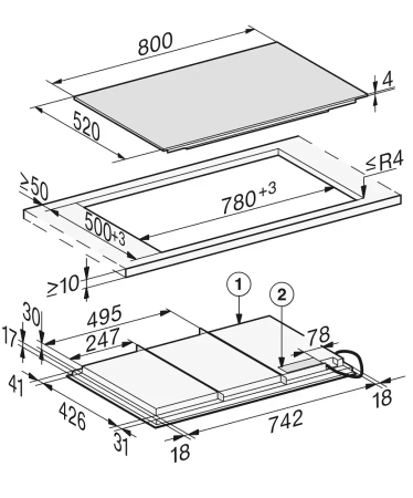 Варочная панель Miele KM 7878-1 FL Diamond
