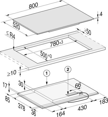 Варочная панель Miele KM 7474 FL