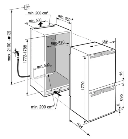 Холодильник Liebherr ICN 3386