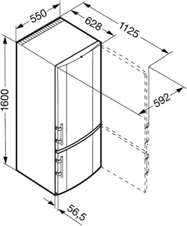 Холодильник Liebherr CUPsl 2721 Comfort