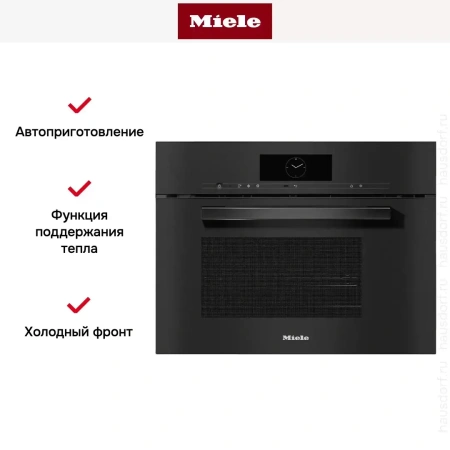 Встраиваемая пароварка с СВЧ Miele DGM7840 OBSW