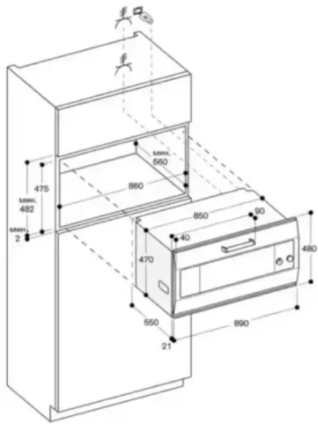 Духовой шкаф Gaggenau EB333111