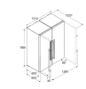Холодильник Liebherr SBSesf 7212 Comfort NoFrost