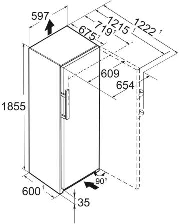 Морозильная камера Liebherr FNsdd5257 Prime NoFrost