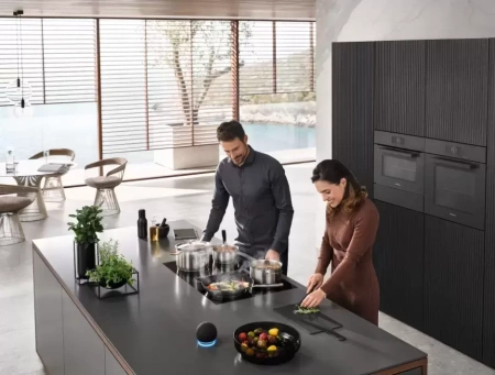 Варочная панель с вытяжкой Miele KMDA 7272 FL-U